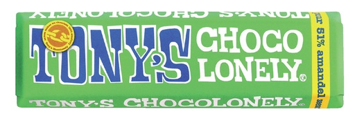 [QUA-NLRPAZ47] Chocolade Tony's Chocolonely amandel zeezout reep 47gr