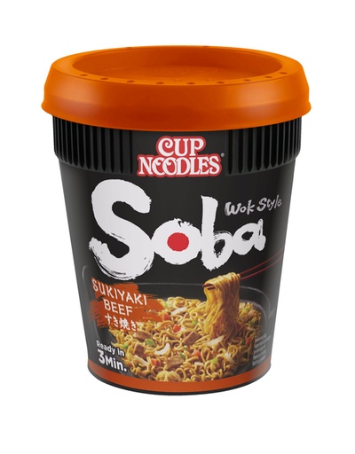 [QUA-238005501] Noodles Nissin Soba sukiyaki beef cup