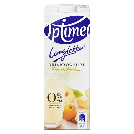 [QUA-10621] Drinkyoghurt Optimel Langlekker perzik abrikoos 1liter