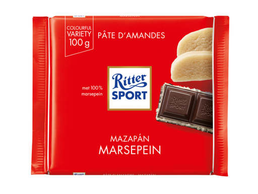 [QUA-31441] Chocolade Ritter Sport puur-marsepein 100gr