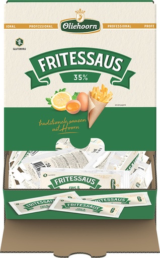 [QUA-12347] Fritessaus Oliehoorn 35% glutenvrij sachet 20ml (198)