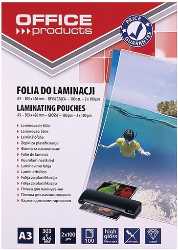 [TIM-2562590] Lamineerhoes OFFICE products A5 200 micron (100)