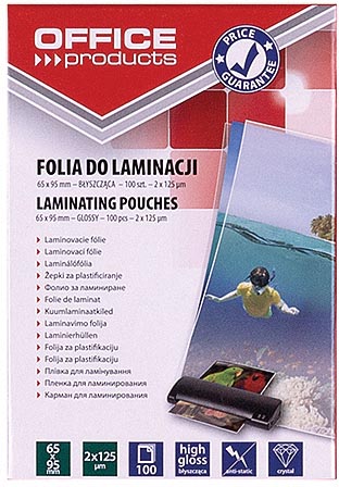 [TIM-2583590] Lamineerhoes OFFICE products 65 X 95 mm  200 micron (100)