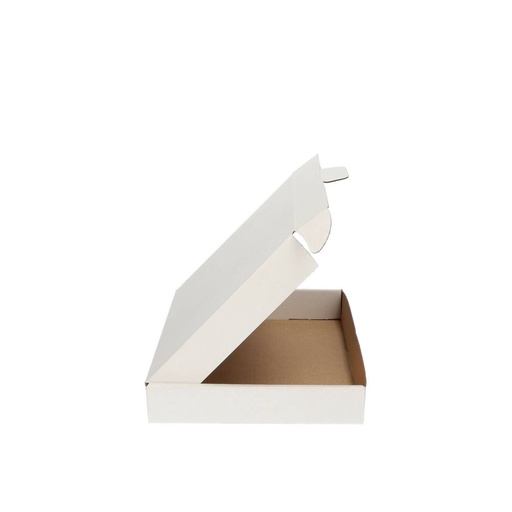 [VER-DOOS116] Brievenbusdoos enkele golf 345x255x28mm wit (50)