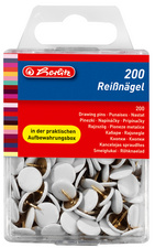 [KAN-300010464] Punaises Herlitz Ø9.5mm wit (200)