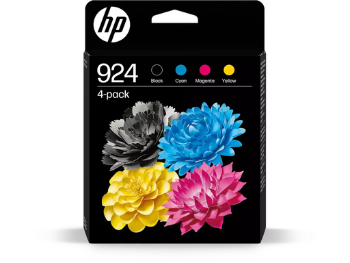 [HP-HP6C3Z1N] Cartridge HP 924 OJ Pro Valuepack CMYK 1.700 pagina's