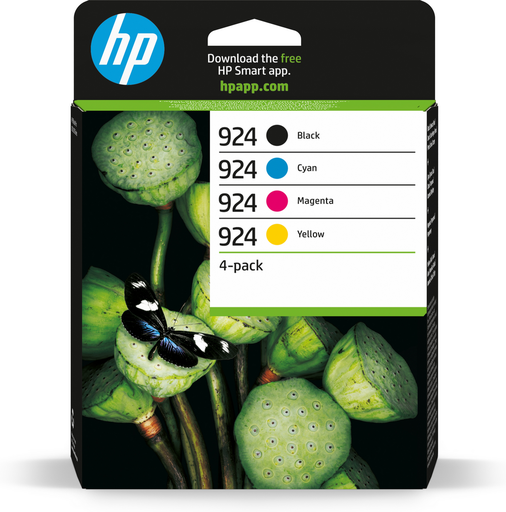 [HP-HP6C3Z1N] Cartridge HP 924 OJ Pro Valuepack CMYK 1.700 pagina's