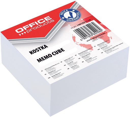 [TIM-5331114] Memokubus Office Products gelijmd 8.5x8.5x4cm wit