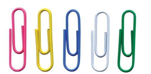 [TIM-8884999] Papierklemmen Office Products 28mm geassorteerde kleuren (500)