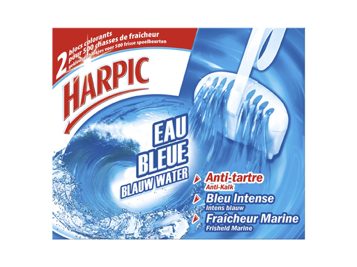 [TIM-3066337] Toiletblok Harpic blauw water 38 g (2)
