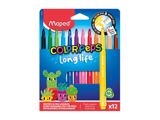 [TIM-844000] Viltstift Maped Color'Peps (12)