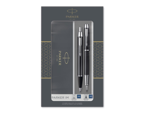 [TIM-2093215] Giftbox Parker IM Black duoset vulpen en balpen zwart