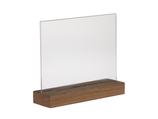 [TIM-356316] Folderhouder Europel Premium met houten T-voet A5 liggend