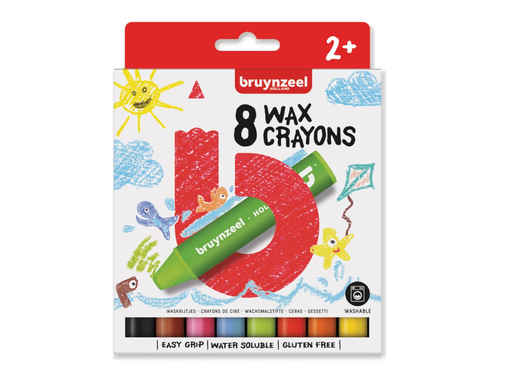 [TIM-6013108] Waskrijt Bruynzeel Kids geassorteerde kleuren (8)