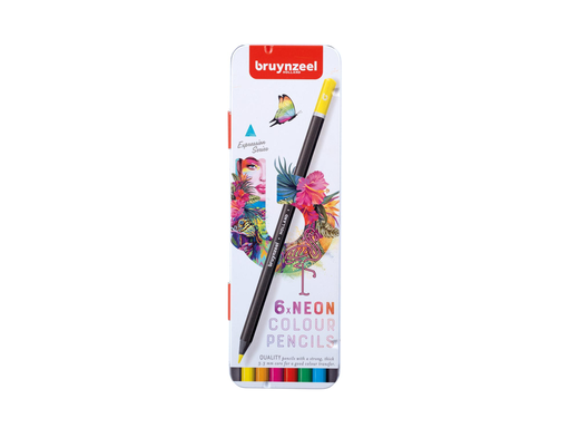 [TIM-603120] Kleurpotloden Bruynzeel Expression neon (6)