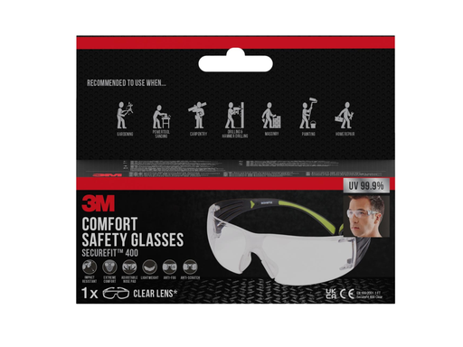 [TIM-SF400C] veiligheidsbril 3M SecureFit 400