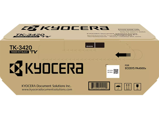 [KYO-TK3420] Toner Kyocera Mono Laser TK3420 ECOSYS PA4500x 14.500 pag. BK 