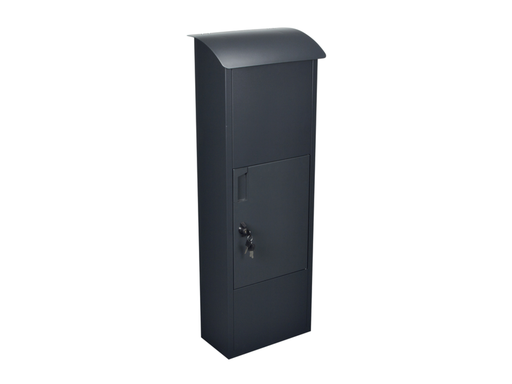 [QUA-BG57000] Pakketbrievenbus Helsinki 390x240x1053mm zwart 