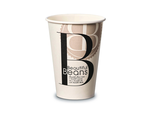 [TIM-880099] Kartonnen beker Beautiful Beans 180 cc (100)