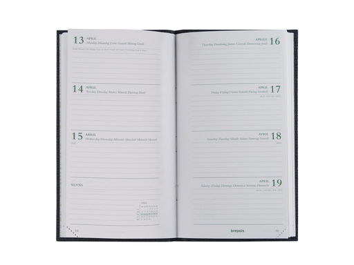 [AGE-7868596] Agenda Brepols Ecorama Kazar boekgebonden 2027 assorti 