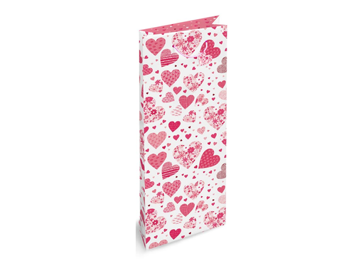 [TIM-1379199] Geschenkzak listen to your heart, voor fles 9x36x13 cm