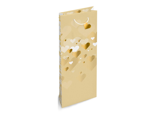 [TIM-1379274] Geschenkzak made in heaven voor fles 9x36x13cm 