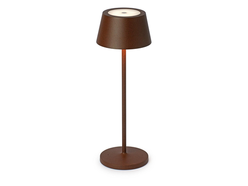 [TIM-8190877] tafellamp Nina MAUL LED dimbaar op voet bruin
