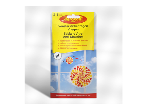 [OND-O27804AE] Vliegen-Dood Venstersticker Aeroxon met spiraal (3)