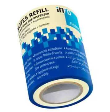 [IN-5620-01] Navulling Info Notes 60mmx10m geel