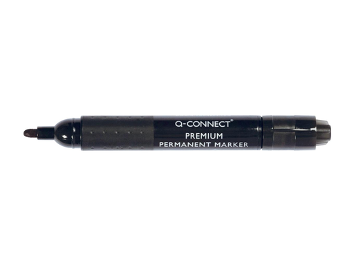 [TIM-KF26105] Premium permanent marker Q-connect 3 mm ronde punt zwart