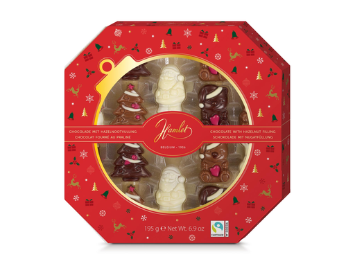 [TIM-90067] Chocolade kerstfiguurtjes Hamlet 195gr