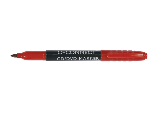 [TIM-KF02302] CD-DVD marker Q-connect fijn rood