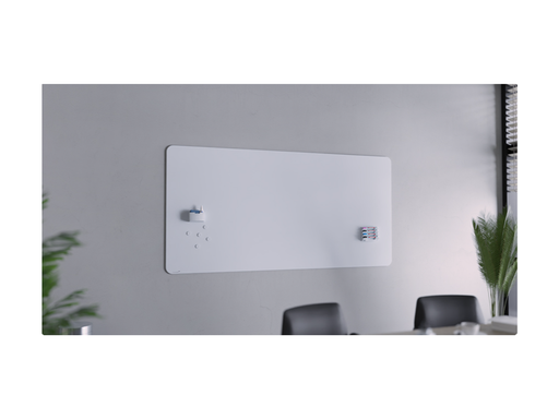 [LM-105064] Glasbord mat Legamaster 100x200 ronde hoeken wit 