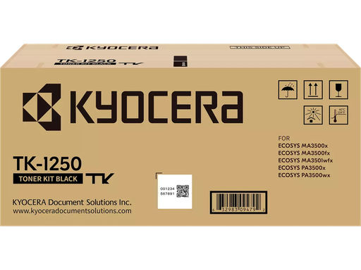 [KYO-TK1250] Toner Kyocera TK-1250 Ecosys MA/PA 3500 3.000 pag. BK 