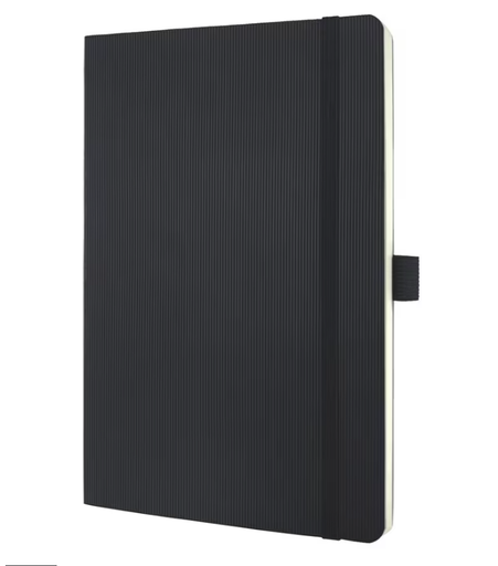 [SIG-CO339] Notitieboek Sigel Conceptum softcover A5 blanco 194blz zwart