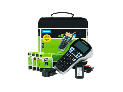 [DYM-S0915480] Labelprinter Dymo LabelManager 420P draagbaar abc 19mm zwart in koffer 