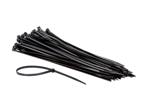 [QUA-46101] Kabelbinders IEZZY nylon 4.8x200mmzwart (100)