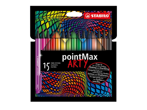 [TIM-4881520] Viltstift Stabilo pointmax arty assorti (15)