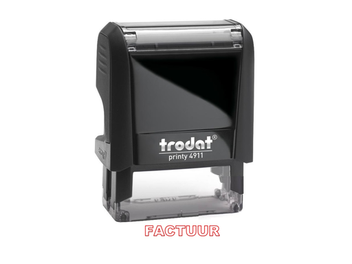 [TRO-4911FA] Trodat Printy 4911 + tekst rood factuur