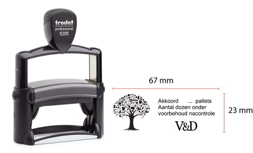 [TRO-5205] Trodat Professional 5205 + tekst