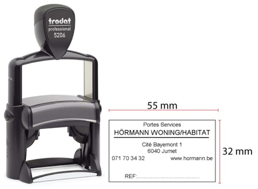 [TRO-5206] Trodat Professional 5206 + tekst