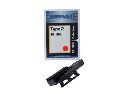 [TRO-COLORB2RO] Reiner kussen Colorbox type 2 rood 6 cijfers