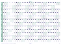 [AGE-853902] Jaarplanner Brepols 820x590mm 2025