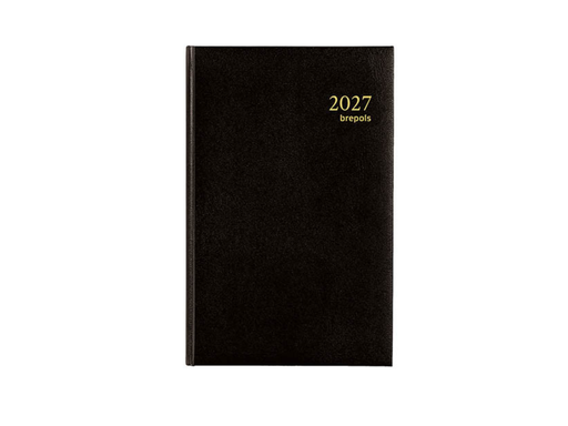[AGE-002345Z] Agenda Brepols Bremax 2 Santex 210x290mm zestalig zwart 2027 1 dag/2 pagina's