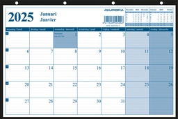 [AGE-MONTHLY] Kalender Aurora Monthly 290x210mm 2025