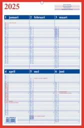 [AGE-111ST] Kalender Aurora Memento 10 210x330mm NL 2025