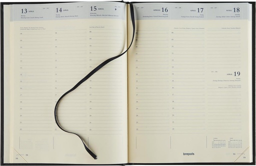 [AGE-136256] Agenda Brepols Timing Lima 171x220mm zestalig assorti 2026 1 week/2 pagina's