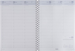 [AGE-030902] Vulling Brepols voor agenda Omega Calpe 207x290mm zestalig 2025 1 week/2 pagina's