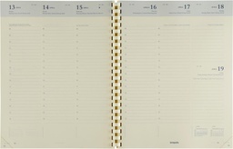 [AGE-240571Z] Agenda Brepols Concorde Calpe 207x270mm 2025 zestalig zwart 1 week/2 pagina's