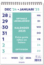 [AGE-895902] Kalender Brepols Optivision 210x297mm 2025